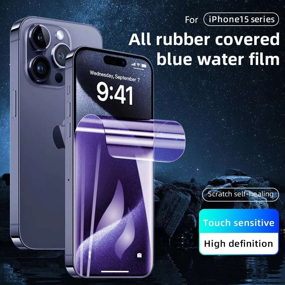 Clear Hydrogel Screen Protector For iPhone Ultra Front
