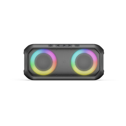 Budi 40W Bluetooth 5.3 Wireless Speaker With LED Black Speaker Budi