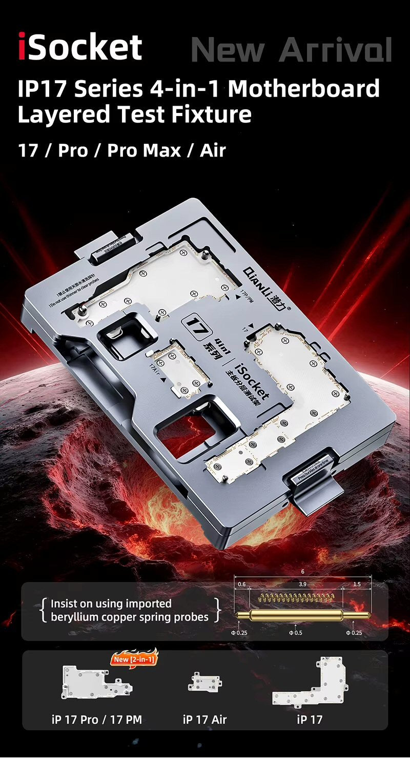 QianLi iSocket Middle Layer Logicboard Test Fixture iPhone 17 Series