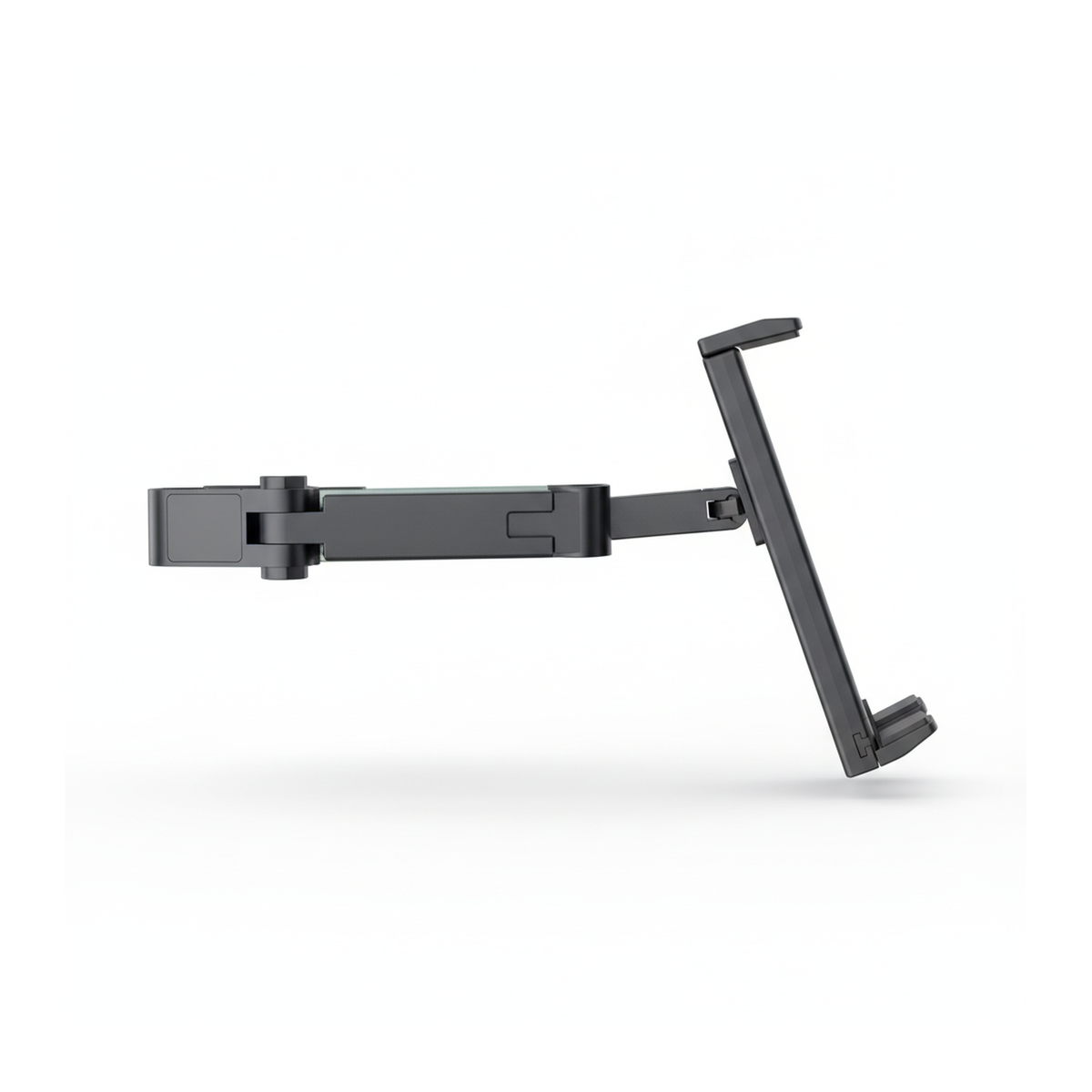 Budi Car Headrest Tablet and Phone Holder 4.7 to 14 Inch 360 Rotation - side view