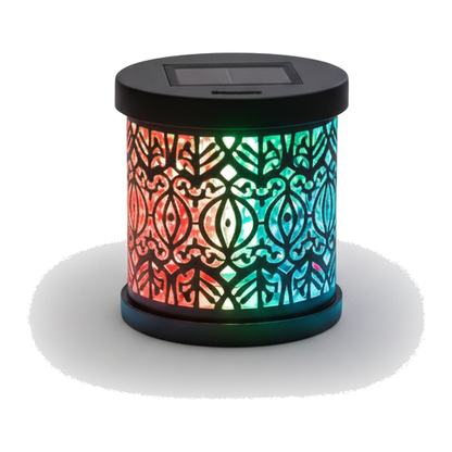 Outdoor LED Garden Wall Projector Solar Lights - Mandala Pattern Effect Lighting FoneFunShop