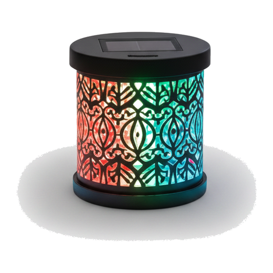 Outdoor LED Garden Wall Projector Solar Lights - Mandala Pattern Effect Lighting FoneFunShop