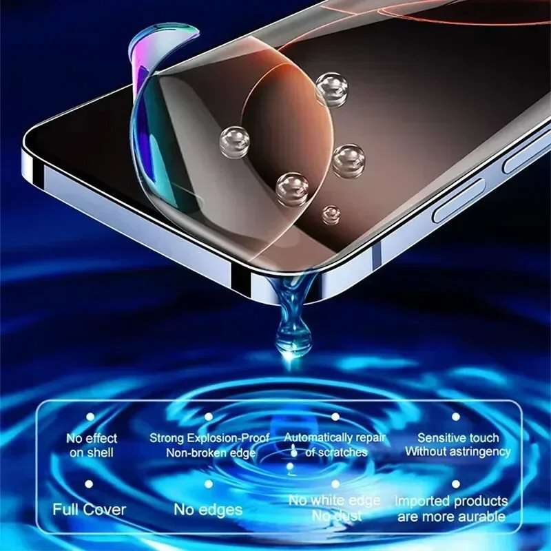 Clear Hydrogel Screen Protector For iPhone Ultra Front