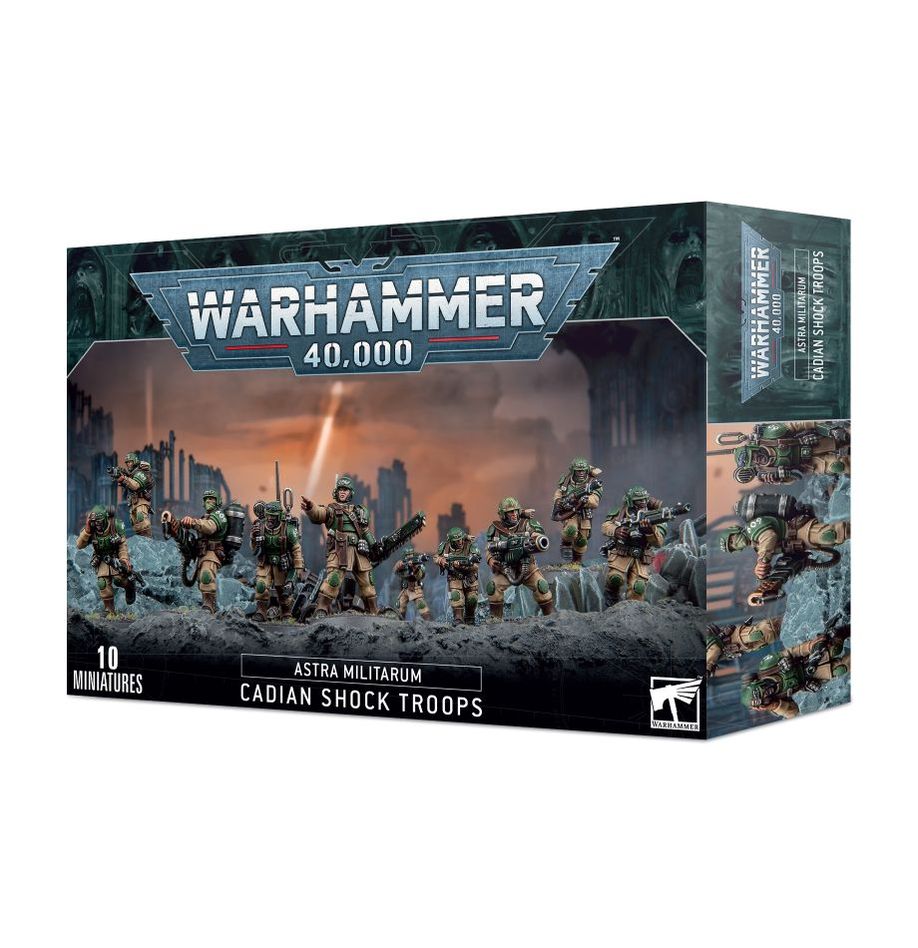 Warhammer 40,000: Astra Militarum: Cadian Shock Troops (47-33) Warhammer 40,000 FoneFunShop
