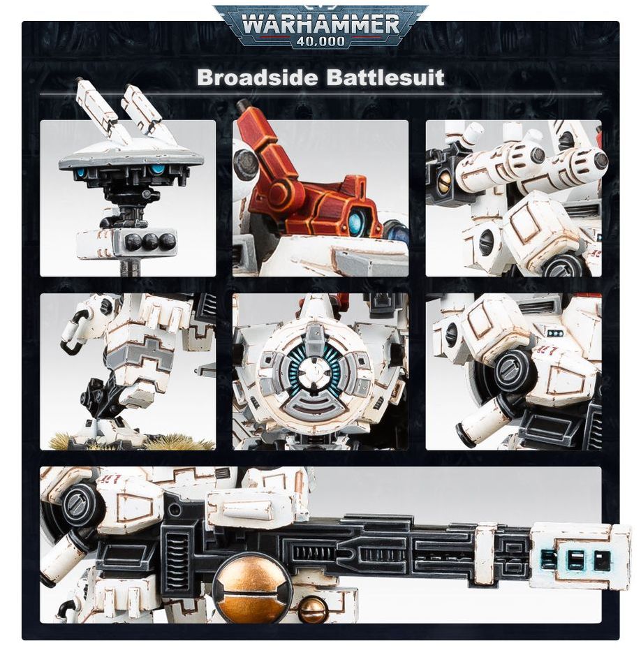 Warhammer 40,000: T'au Empire: Broadside Battlesuit (56-15) Warhammer 40,000 FoneFunShop