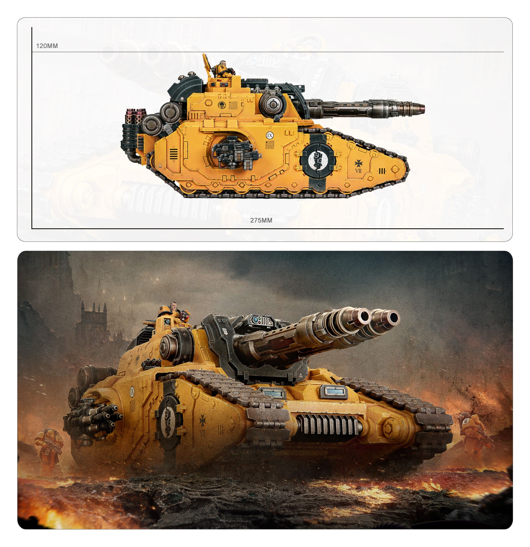 Warhammer - Horus Heresy - Falchion Super-Heavy Tank Destroyer (31-160) Plastic Kit FoneFunShop