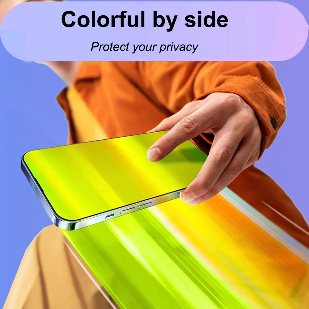 Pack of 50 Small Hydrogel Protectors For Smartphone 180mm x 120mm (Privacy Mirror Chameleon) Screen Protector FoneFunShop