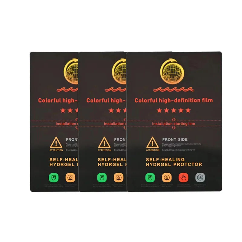 Pack of 50 Small Hydrogel Protectors For Smartphone 180mm x 120mm (Privacy Mirror Chameleon) Screen Protector FoneFunShop