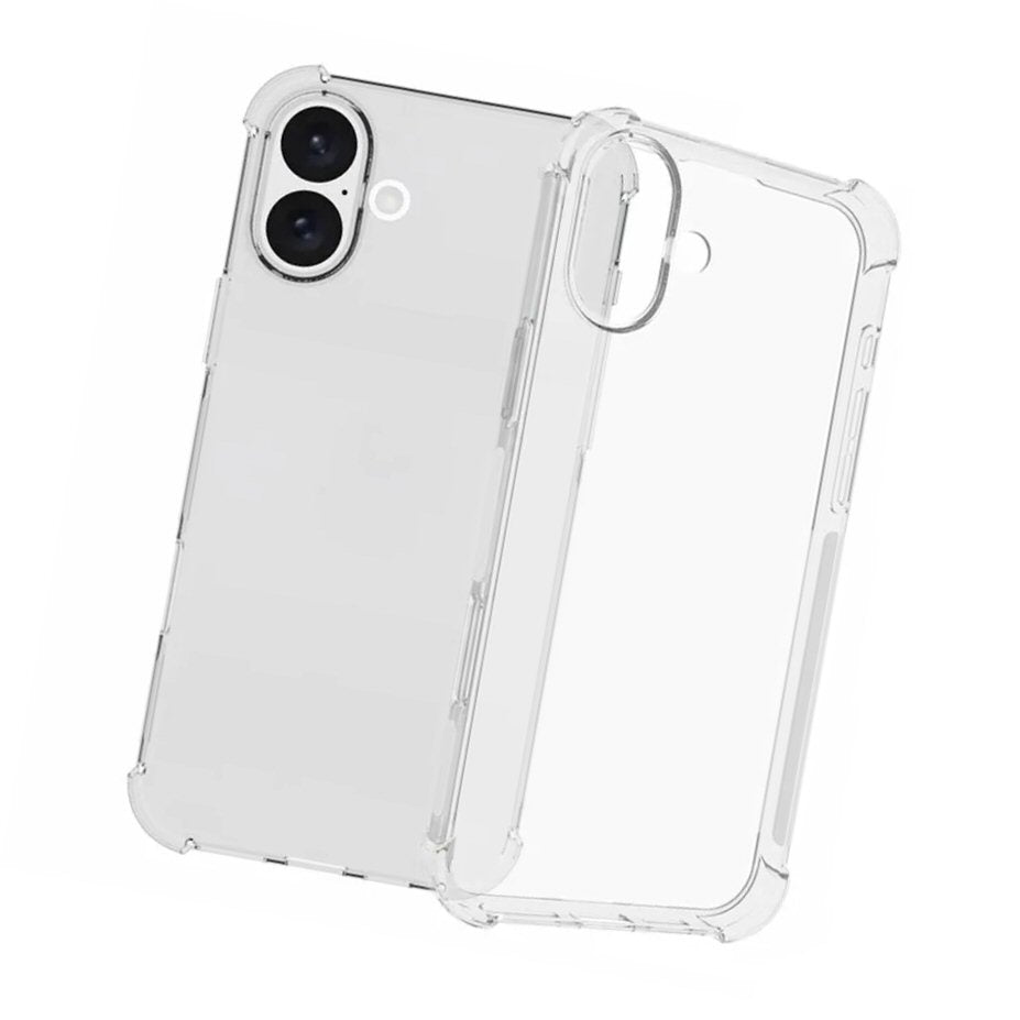 Case For iPhone 16 Clear Transparent King Kong Tough Shockproof Armoured Case Cover FoneFunShop