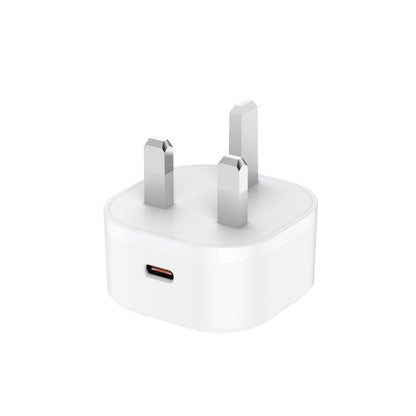 Budi Type C Compact Home Fast Charge UK Plug PD 20W Budi FoneFunShop
