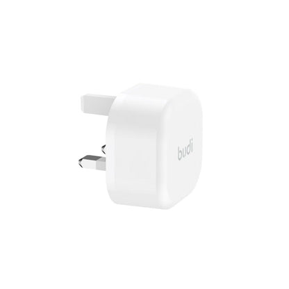 Budi Type C Compact Home Fast Charge UK Plug PD 20W Budi FoneFunShop