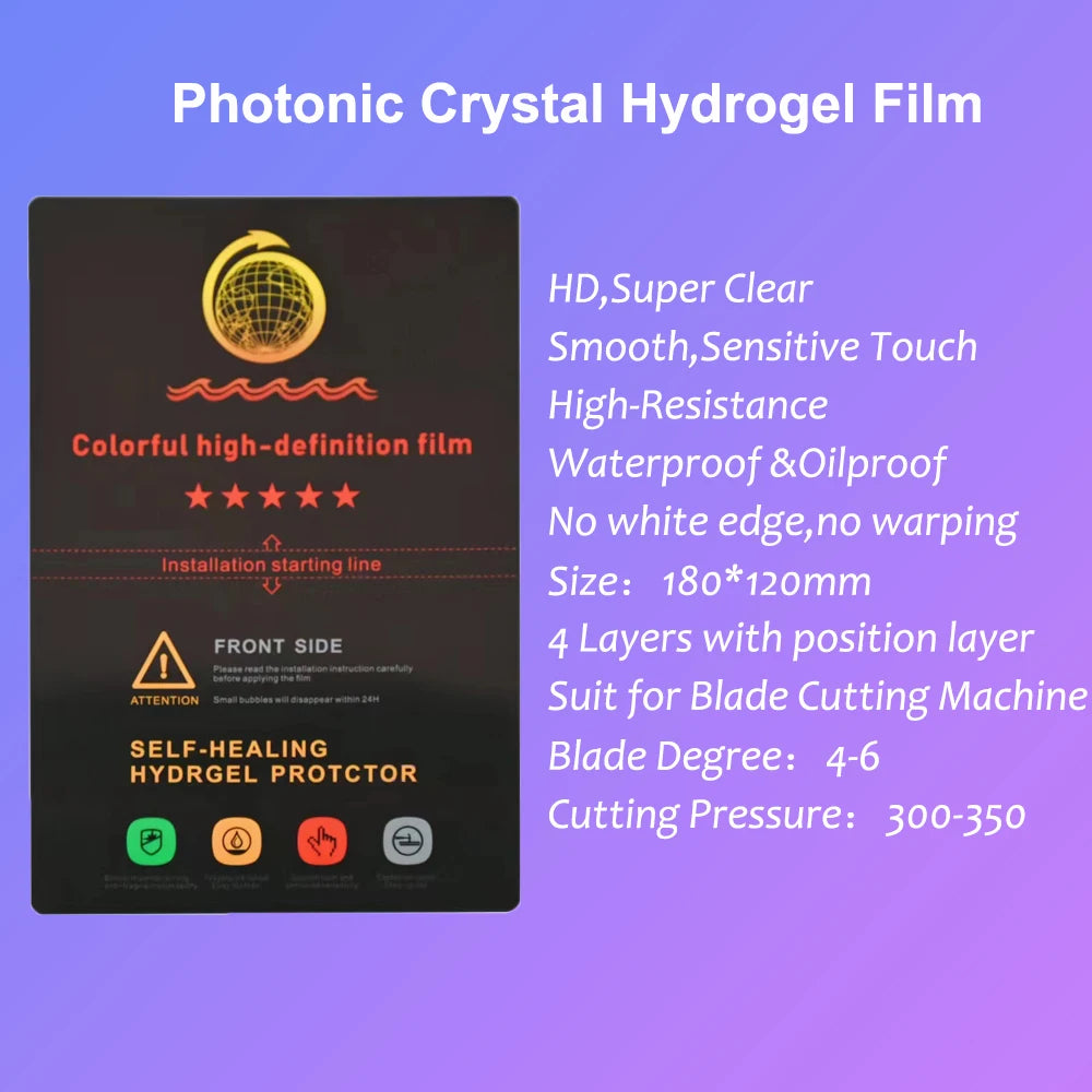 Pack of 50 Small Hydrogel Protectors For Smartphone 180mm x 120mm (Privacy Mirror Chameleon) Screen Protector FoneFunShop