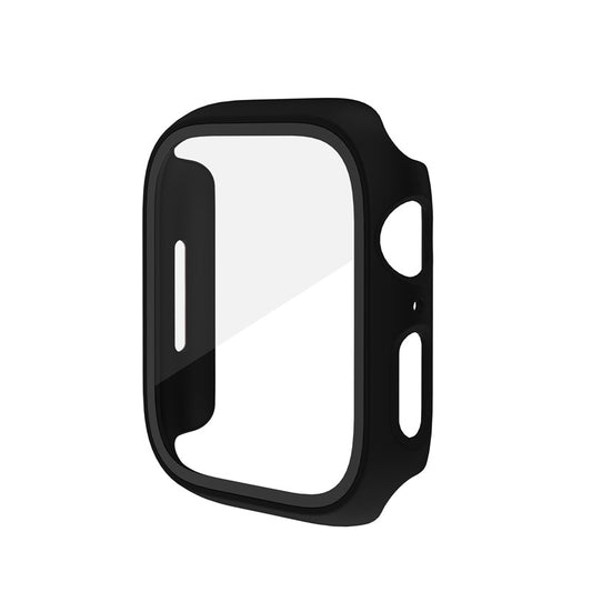 Case Screen Protector For Watch Series 7 45mm in Black Full Body Cover Screen Protector FoneFunShop