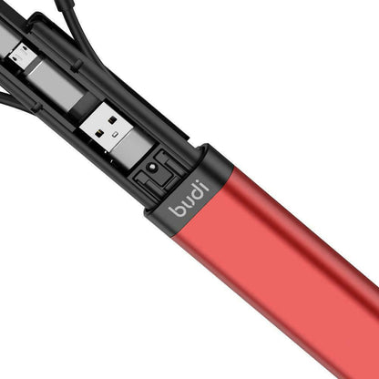 Multi Universal Charging Cable Stick for Travel in Red (Pack of 2) Cable FoneFunShop