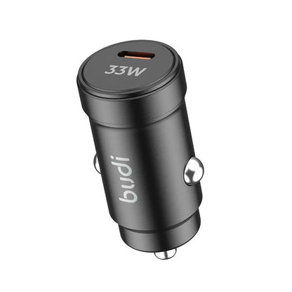 Budi Mini Car Charger PD 33W Fast Charger with USB-C Port Compact Design car FoneFunShop