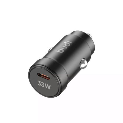 Budi Mini Car Charger PD 33W Fast Charger with USB-C Port Compact Design car FoneFunShop