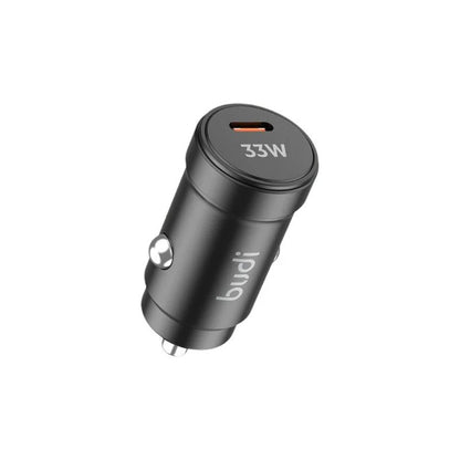 Budi Mini Car Charger PD 33W Fast Charger with USB-C Port Compact Design car FoneFunShop