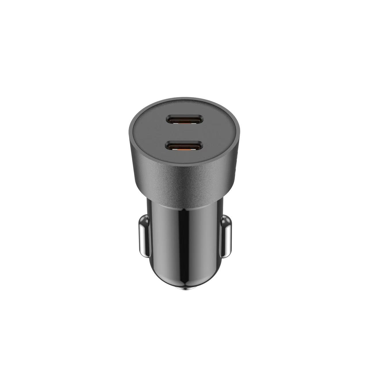 Budi Mini Car Charger PD 33W Fast Charger with 2 x USB-C Port car FoneFunShop