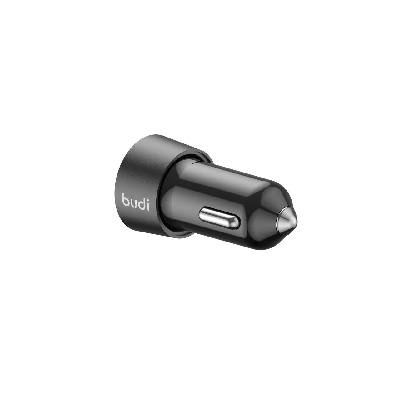 Budi Mini Car Charger PD 33W Fast Charger with 2 x USB-C Port and 1.2m USB-C Cable car FoneFunShop