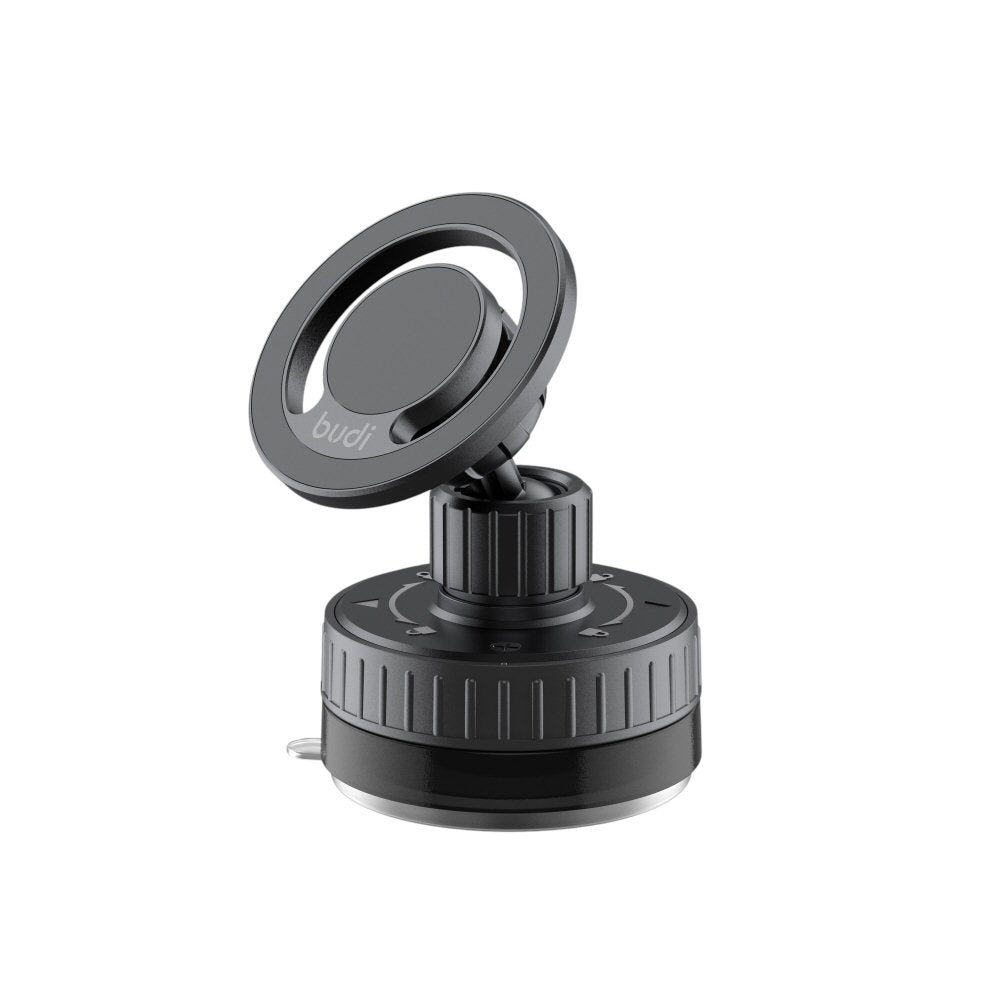Budi 2 in 1 Magnetic Universal Car Mount Rotation Base Budi FoneFunShop