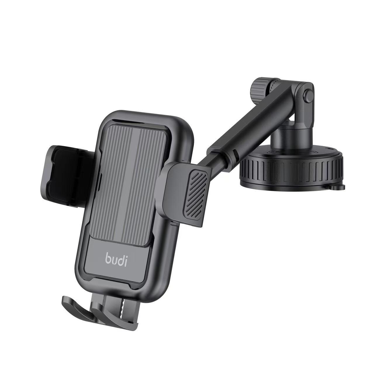 Budi Mechanical Clamping Universal Phone Holder - Easy Control 840 Degrees Triple Rotation Budi FoneFunShop
