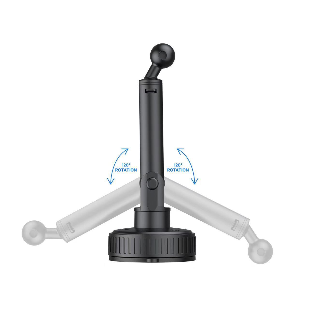 Budi Mechanical Clamping Universal Phone Holder - Easy Control 840 Degrees Triple Rotation Budi FoneFunShop