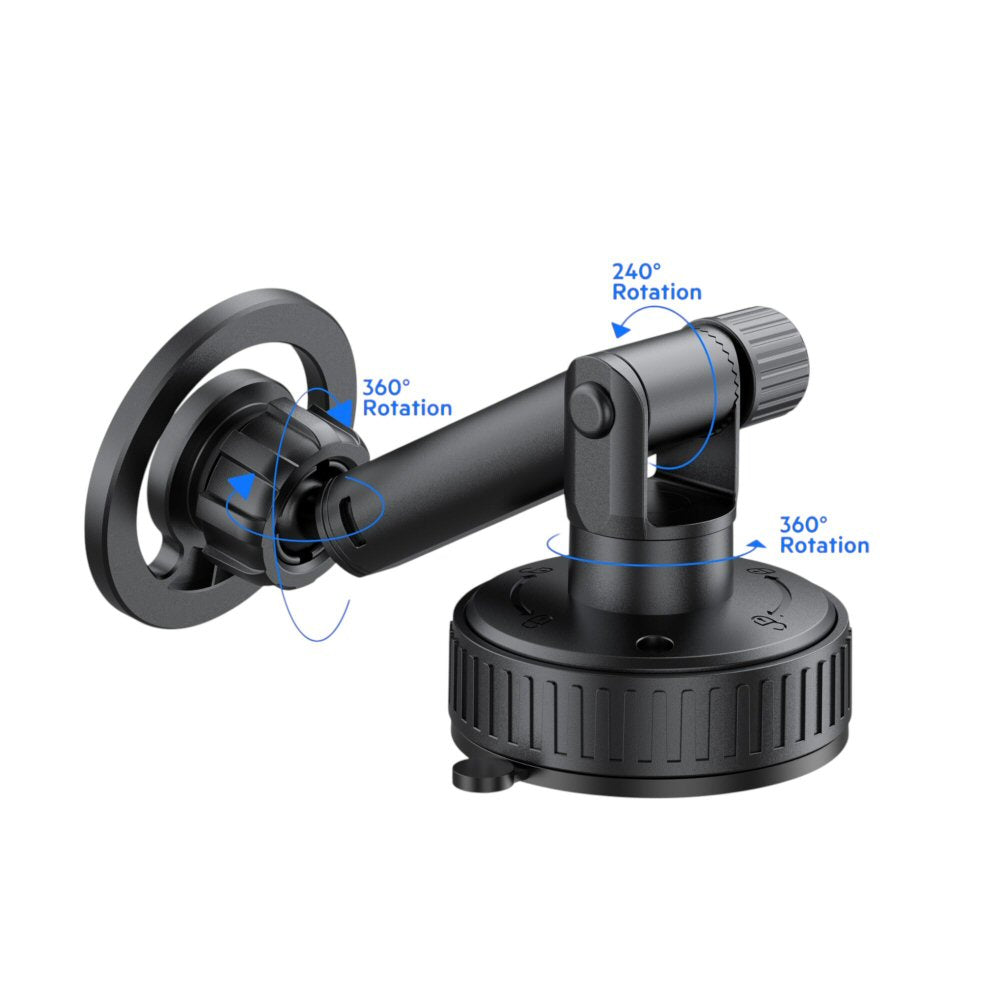 Budi 2 in 1 Magnetic Universal Telescopic Car Phone Holder Budi FoneFunShop