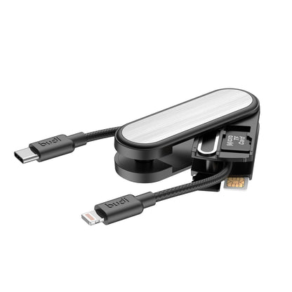 Budi Type-C to 8 Pin Charge / Sync Cable Portable Keychain 27W Cable FoneFunShop