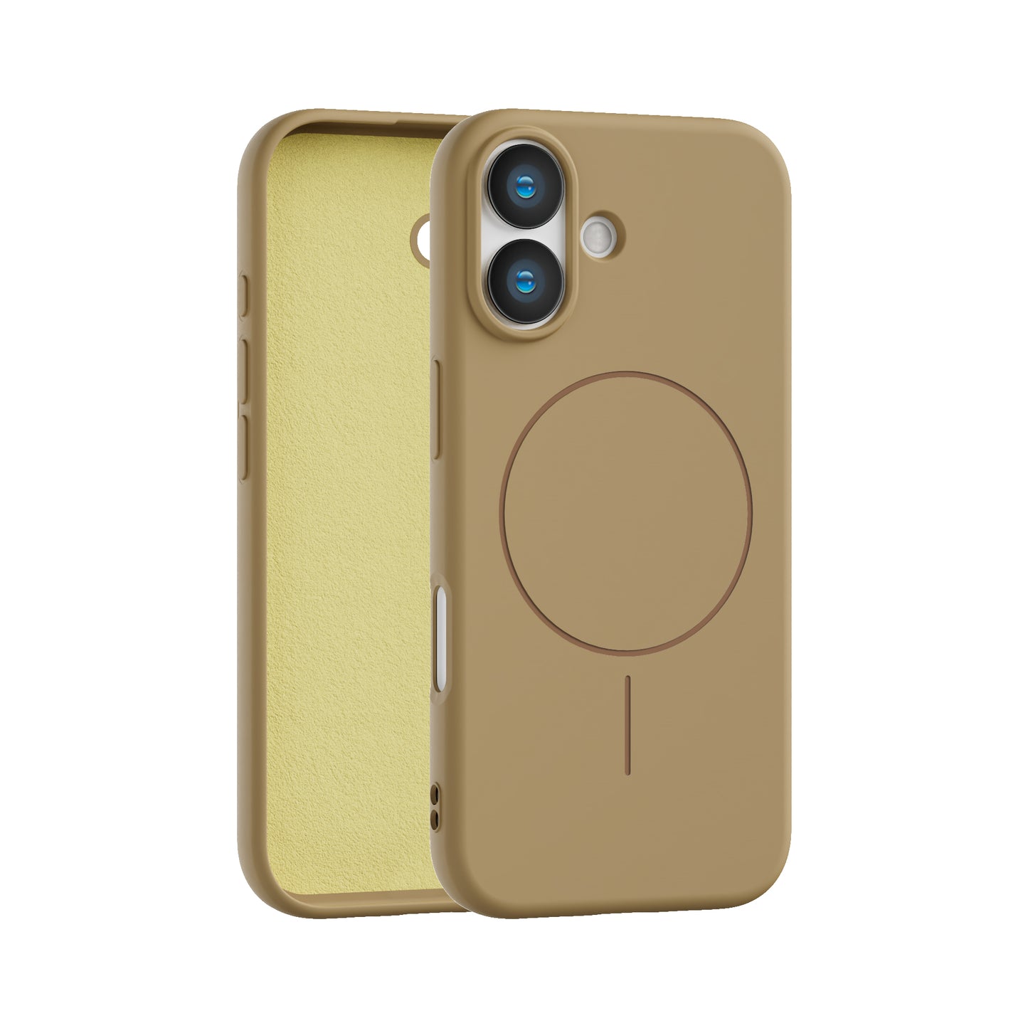 Magnetic Case for iPhone 17 - Compatible with MagSafe - Shockproof Beige Case Cover FoneFunShop