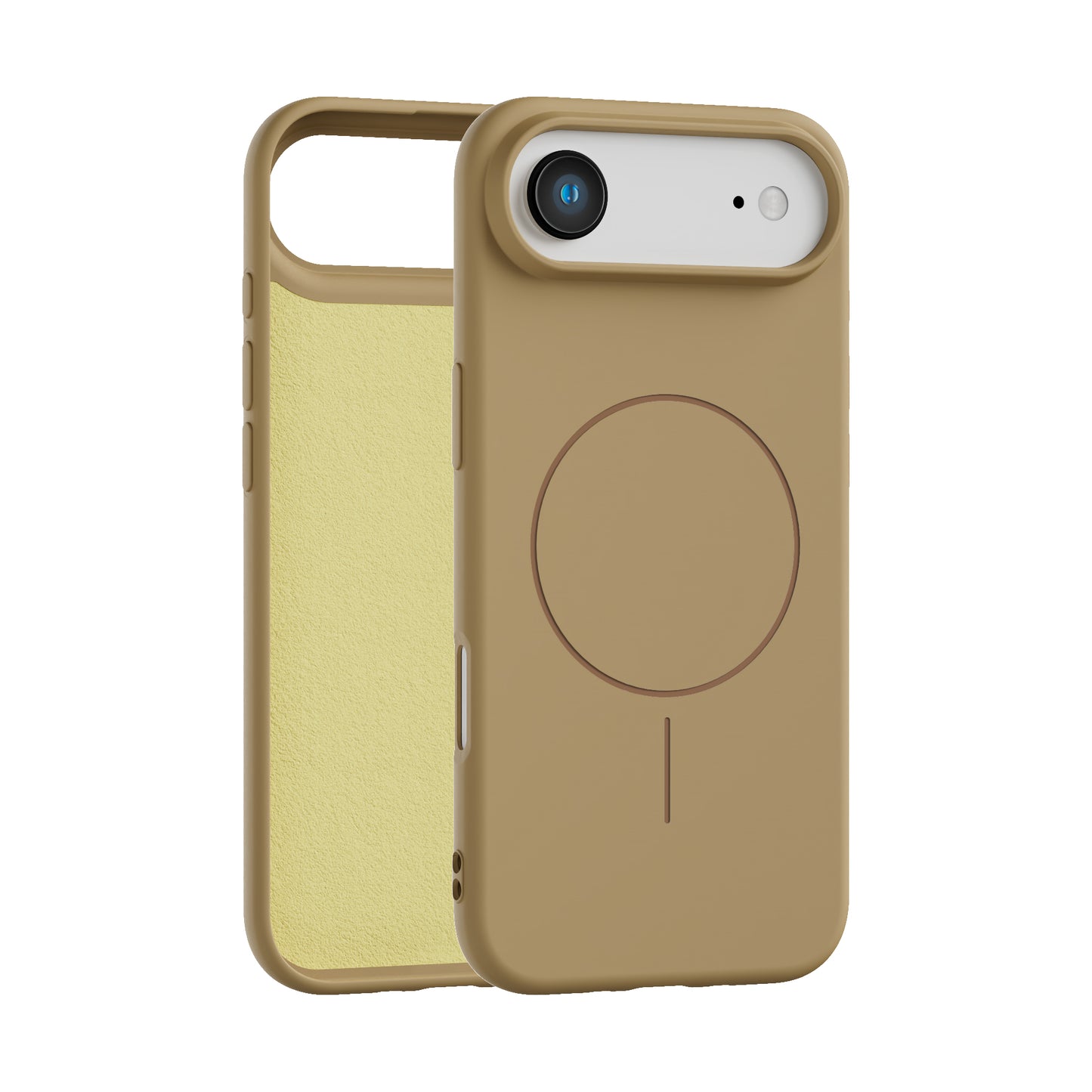 Magnetic Case for iPhone 17 Air - Compatible with MagSafe - Shockproof Beige Case Cover FoneFunShop
