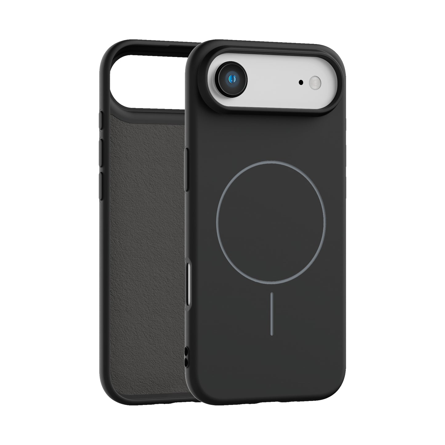 Magnetic Case for iPhone 17 Air - Compatible with MagSafe - Shockproof Black Case Cover FoneFunShop