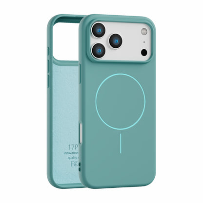Magnetic Case for iPhone 17 Pro - Compatible with MagSafe - Shockproof Green Case Cover FoneFunShop