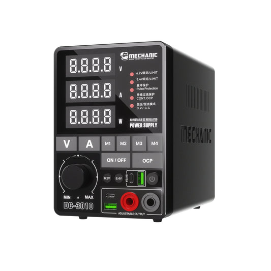 Bench Power Supply Mechanic DC 3010 Adjustable DC Regulated 30V 10A Phone Repair Tool FoneFunShop