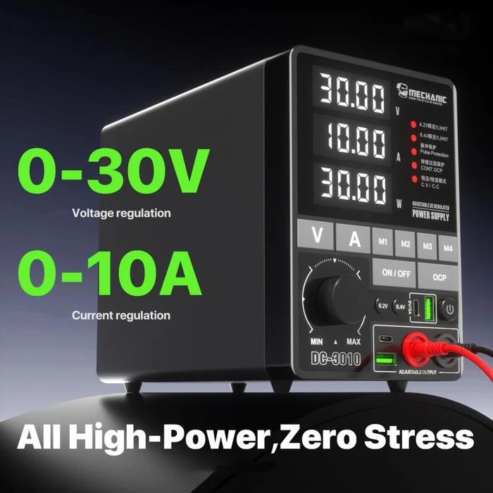 Mechanic DC 3010 Adjustable DC Regulated Bench Power Supply