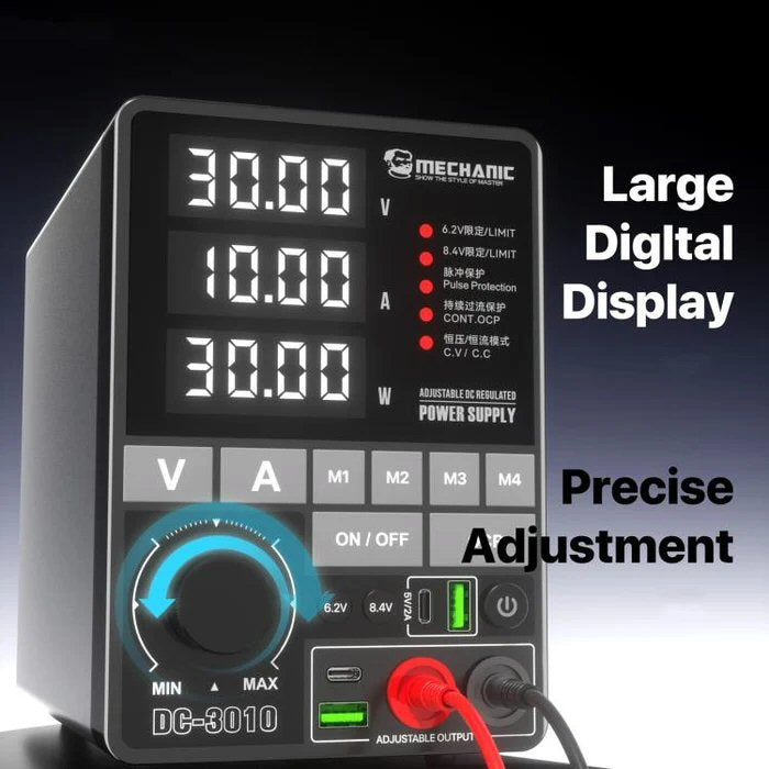 Mechanic DC 3010 Adjustable DC Regulated Bench Power Supply