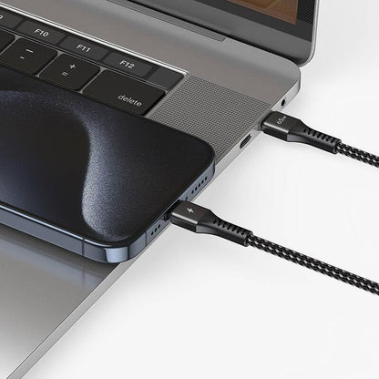 Budi 1.2M PD65W Super Fast Charge Cable Type C to Dual Type C Power Delivery Cable FoneFunShop