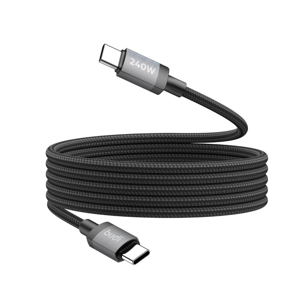 Budi 1.5M PD240W USB-C to USB-C Fast Charging Cable Cable FoneFunShop