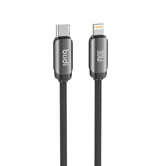 Budi 1.2M PD30W USB-C to 8 Pin Fast Charging Cable Cable FoneFunShop