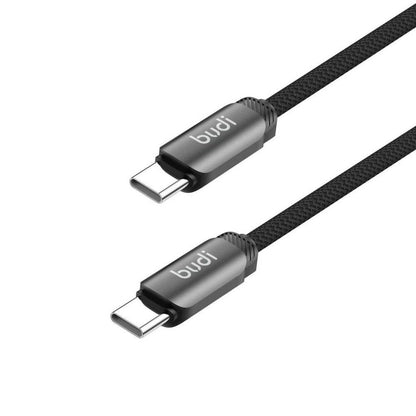 Budi 1.2M PD100W USB-C to USB-C Fast Charging Cable Cable FoneFunShop