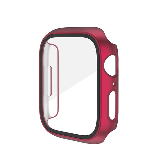 Case Screen Protector For Watch Series 7 45mm in Dark Red Full Body Cover Screen Protector FoneFunShop