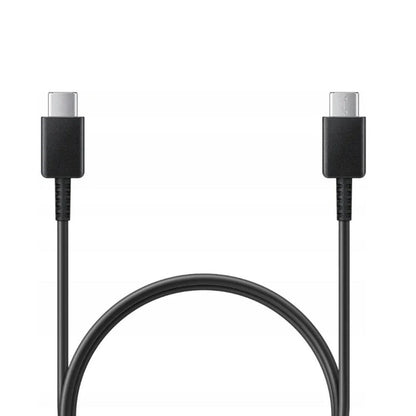 Samsung Super Fast Charging 1m USB-C to USB-C Cable Black EP-DA705BBE Cable FoneFunShop