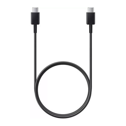 Samsung Super Fast Charging 1m USB-C to USB-C Cable Black EP-DA705BBE Cable FoneFunShop