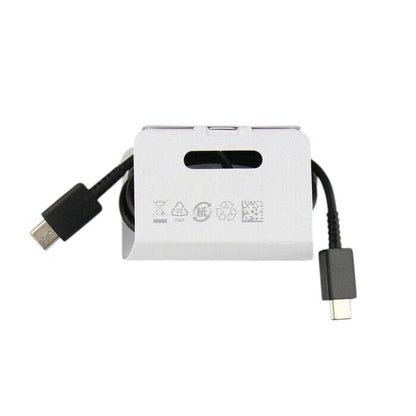 Samsung Super Fast Charging 1m USB-C to USB-C Cable Black EP-DA705BBE Cable FoneFunShop