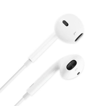 Budi Earphones For iPhone 5 to 14 True Sound 1.2M Cable 8Pin - White Cable FoneFunShop