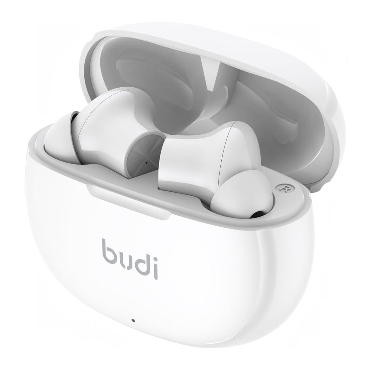 Budi TWS True Wireless Earphone Pods3 Style White Earphones Budi