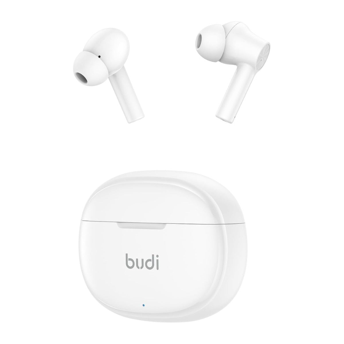 Budi TWS True Wireless Earphone Pods3 Style White Earphones Budi