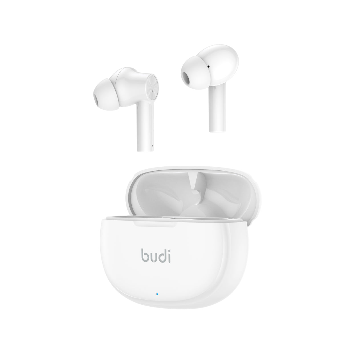 Budi TWS True Wireless Earphone Pods3 Style White Earphones Budi