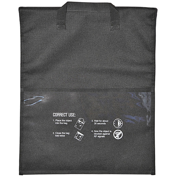 FWR Faraday Bag for Large Tablet / Laptop - Signal Blocking Pouch Magnetic Closure 38 x 48 cm (Fits up to 18") Faraday Bag FoneFunShop