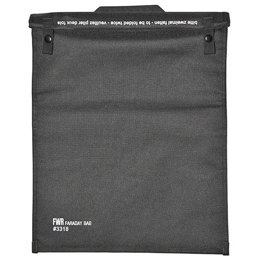 FWR Faraday Bag for Large Tablet / Laptop - Signal Blocking Pouch Magnetic Closure 38 x 48 cm (Fits up to 18") Faraday Bag FoneFunShop