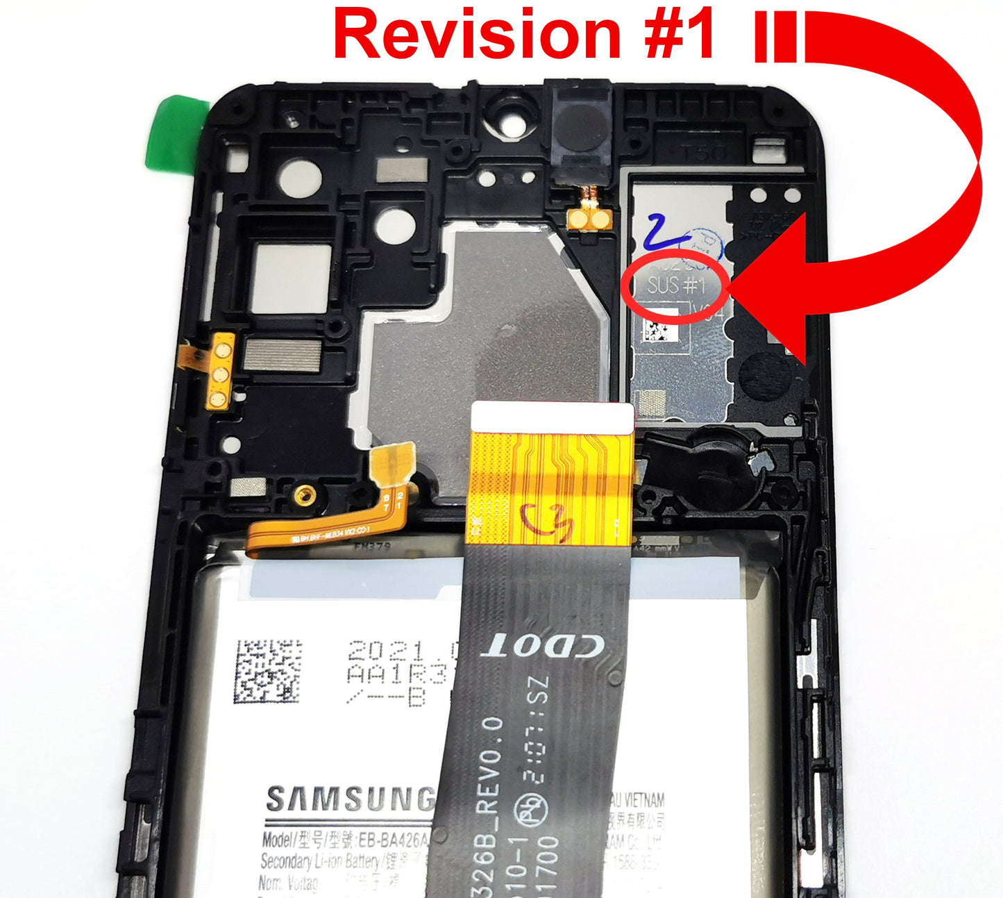 Lcd Screen For Samsung A32 5G A326B Rev 1 Black Gh82 25121A Screen FoneFunShop   